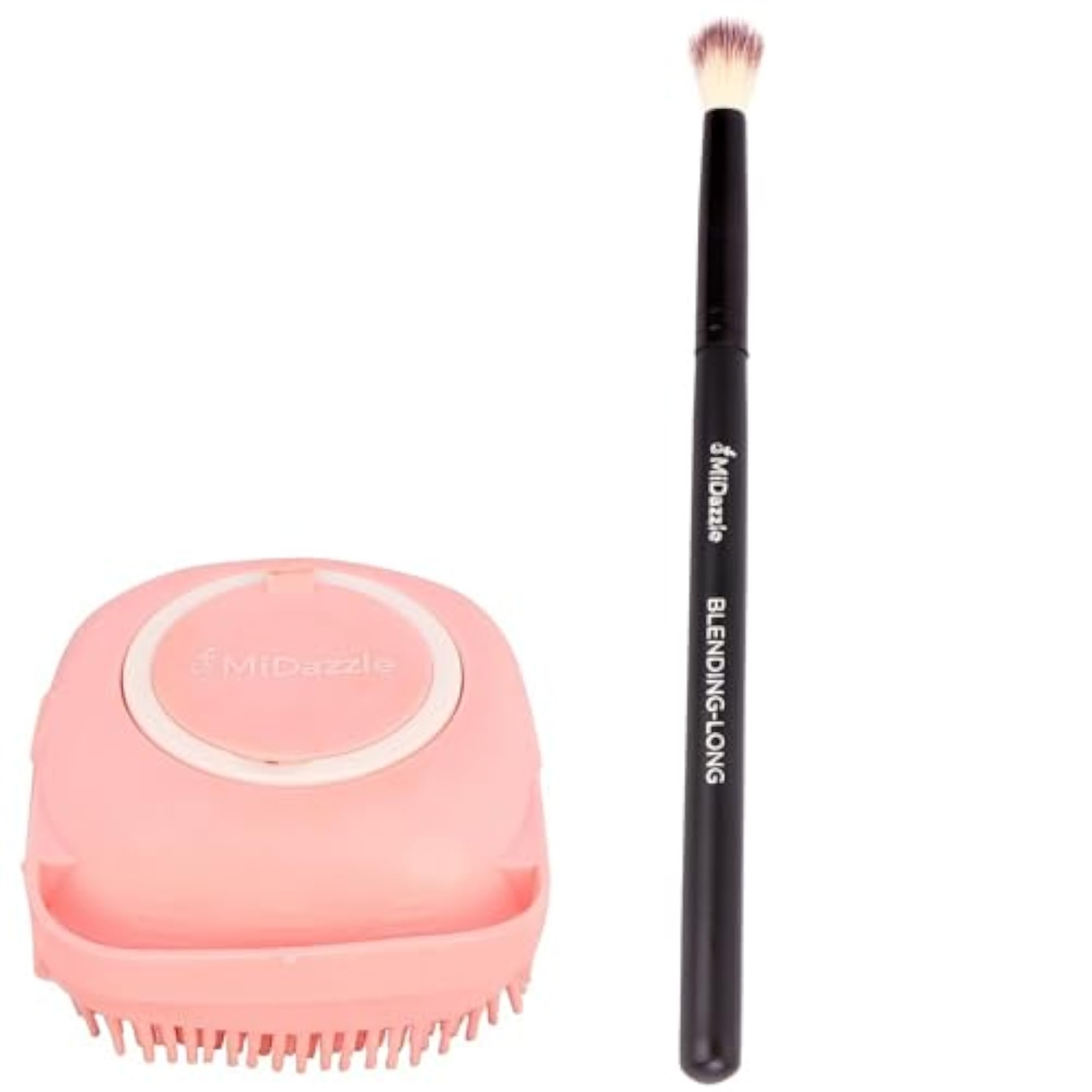 Midazzle Silicone Bath Brush Set, Body Wash Scrubber